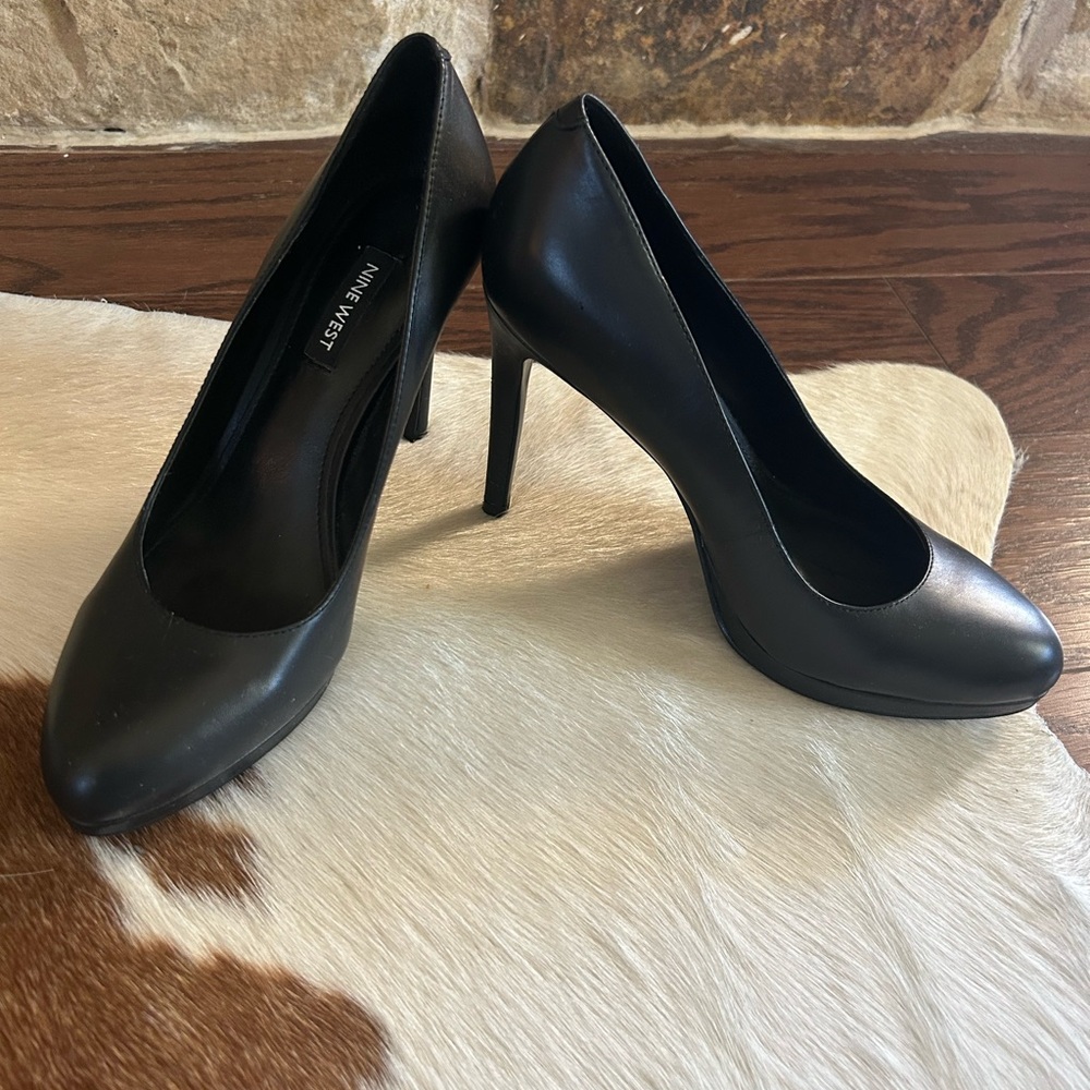 Nine West Black Stiletto Heels